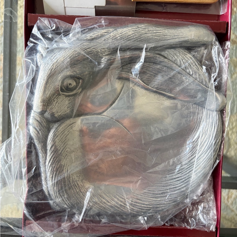 Arthur Court Silver Rabbit Sculpture